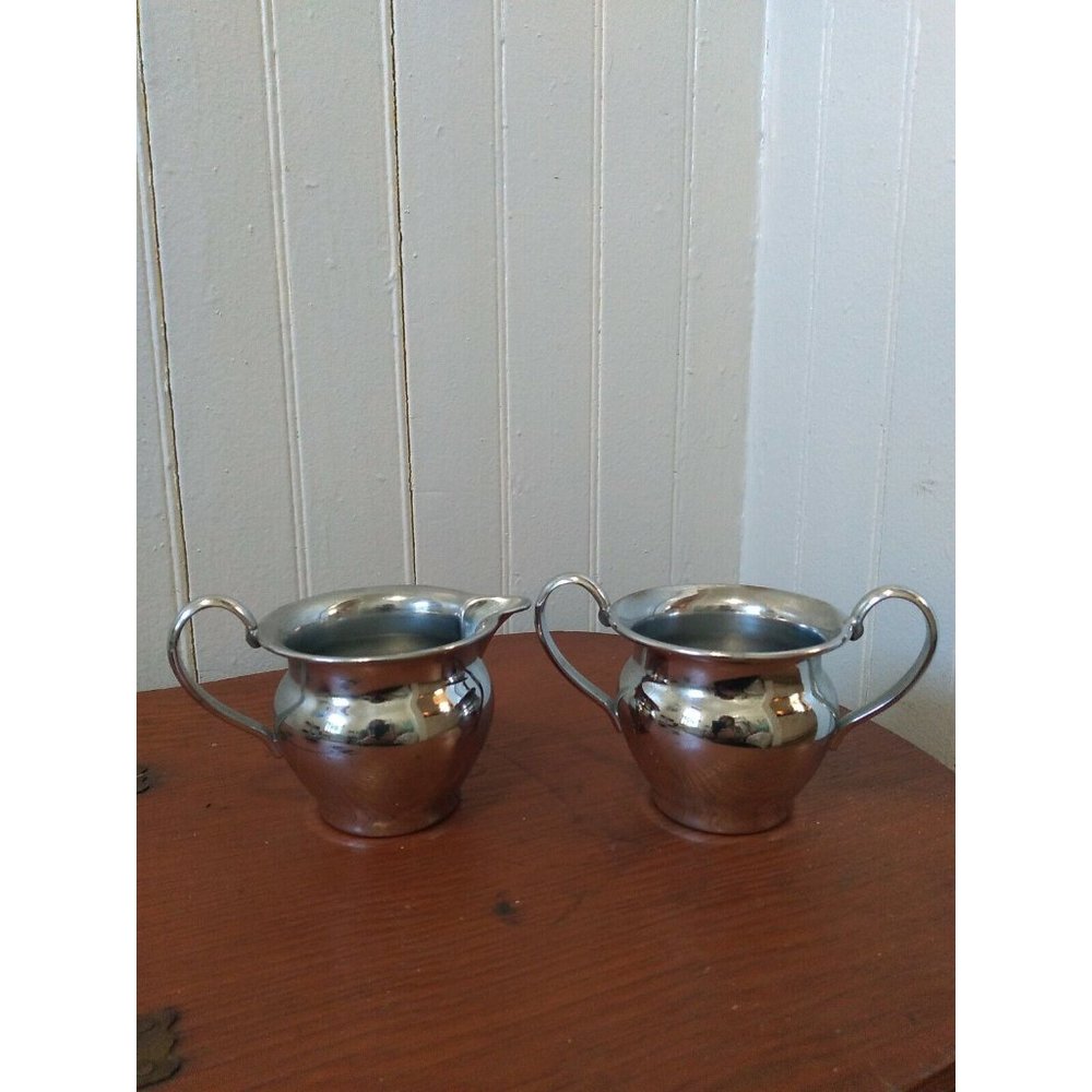 Vintage Farberware Sugar And Creamer  Brooklyn New York